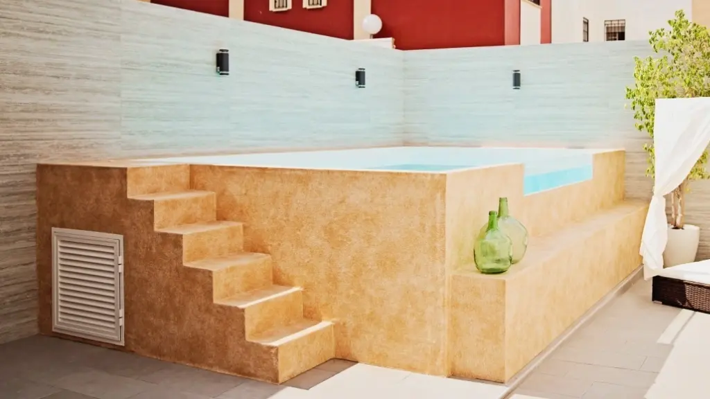 Piscinas de patio.