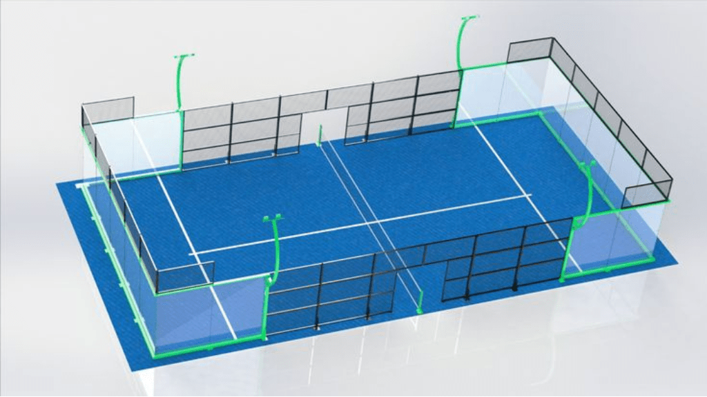 Pista de pádel dimensiones