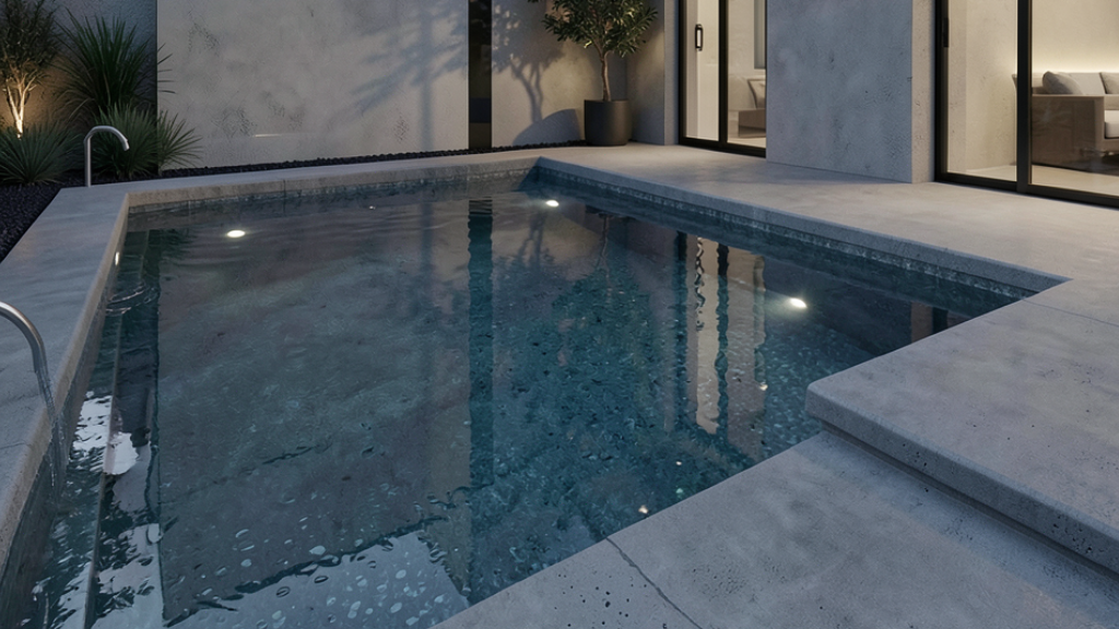 Ejemplo de piscinas gunitadas